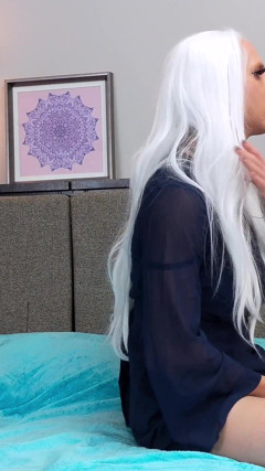 Trans Angel Jerking to Completion