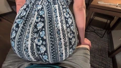 Lap Dance Makes Him Cum in Shorts