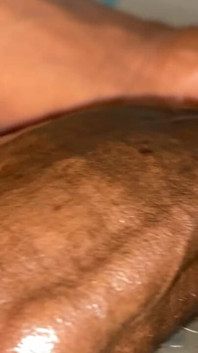 Long Black Dick Jerking