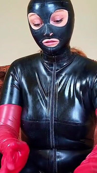 Latex Mummy Needs Sons Spunk