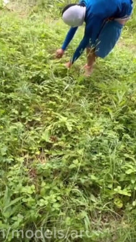 Fucked an Accidental Stepson on the Grass Without a Saddle, Until the Cum Was Hot