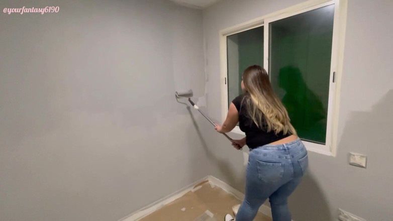 Your fantasy studio: Gassy girls is painting your house