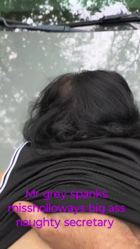 Mr Grey Took Miss Hallway to the Woods to Spank Her Big Ass Hard
