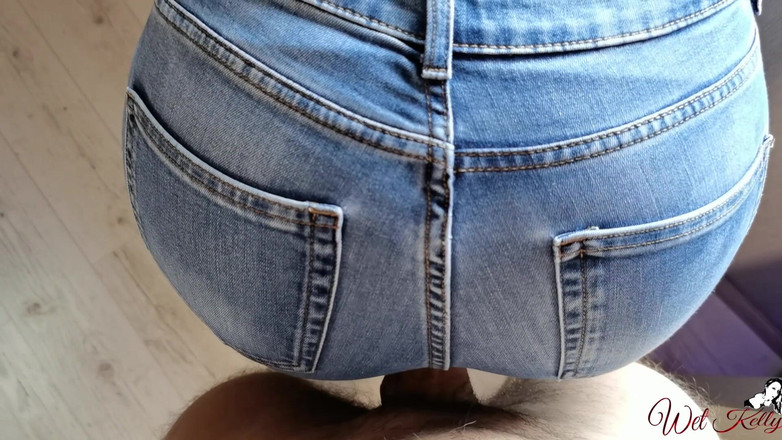 Wet Kelly: 청바지를 입은 핫한 밀프 마른 혹 하드코어 자지