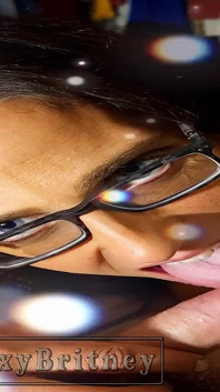 Big N sexy britney - abspritzen und gesichts-diashow - blowjob