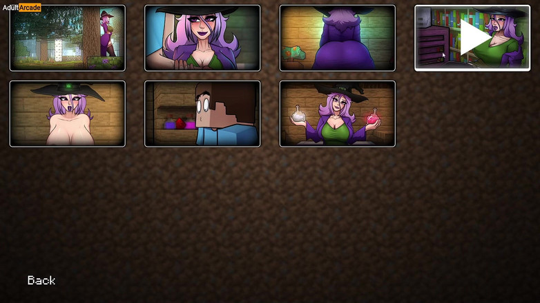 LewdArcade: Hornycraft Gallery Sex Scenes Collection [część 05] Minecraft Parody Porn Game Play