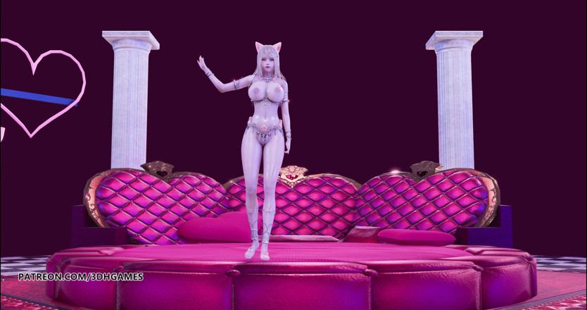 3D-Hentai Games: Anitta - Paradinha Ahri Kda sexy dança erótica câmera normal