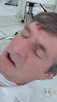 Blowjob, Fuck and Piss for The Horny Doc