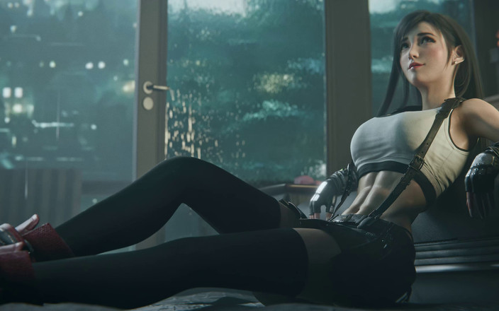 Orlikx: Tifa Lockhart 10 do 0 Odliczanie JOI dla dobrej dziewczyny palcowania orgazm 3D...