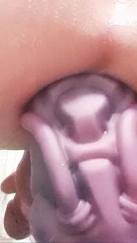 Stuffing my hot ass with a giant cock