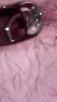 My Ass with My New Glass Butt Plug