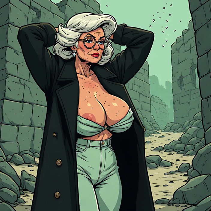 AI Porn: Comic Style – Tetek Keluar Seni