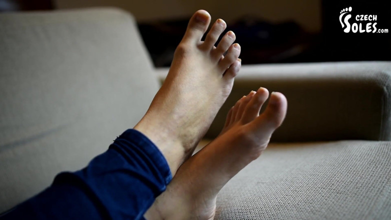 Czech Soles - foot fetish content: Sexy relaxed feet POV + trying on shoes