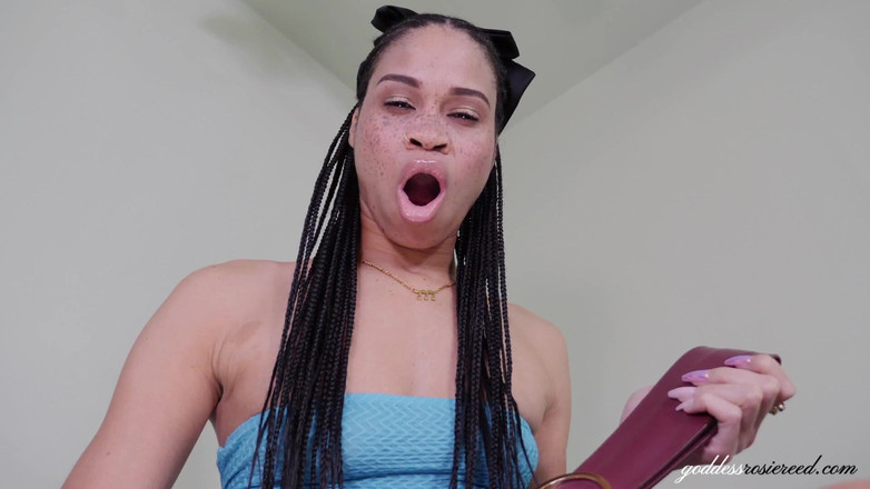 Rosie Reed: Tamparan uang piggy- si cewek domisme kulit hitam rosie lagi...