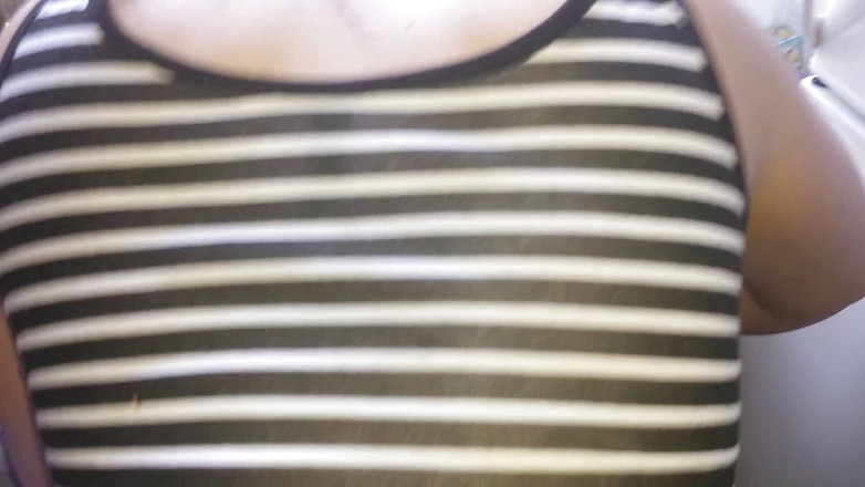 Caralia Deluxe: The dude fucks a babe in his kitchen POV