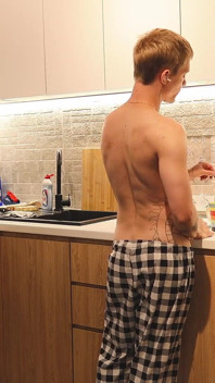 I Caught My Roommate Fingering His Ass in the Kitchen Then I Licked His Ass and Fucked Him
