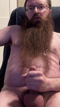 Bearded Cub Big Cumshot