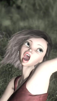 Wielkie okrutne potwory ruchają twardą nastoletnią dziewczynę w ciemnym lochu