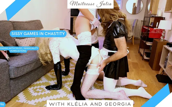 DeesseJulia: Sissy Games in Chastity: Sodomy, Strapon Fellatio and Pleasure in...