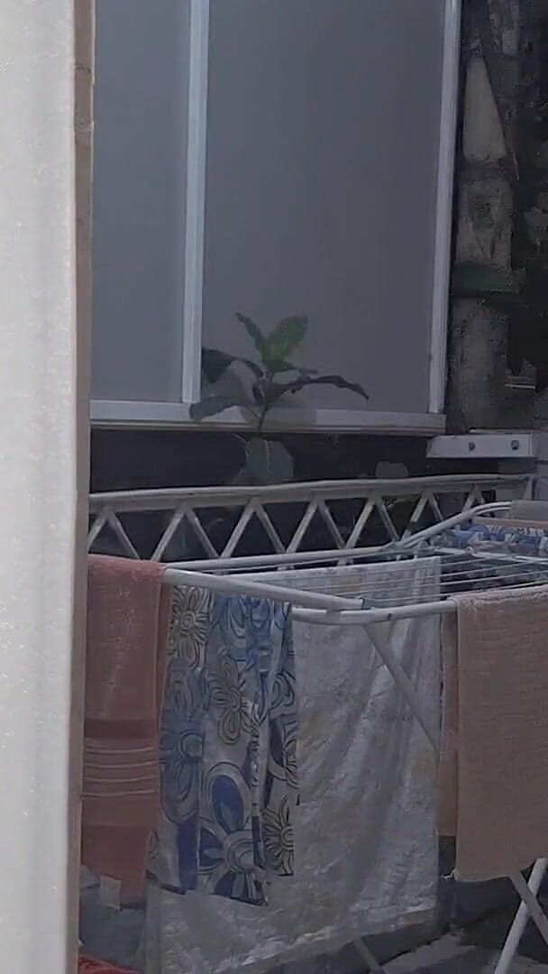 Naughty Housewife Showing off to Passers-by While Her Husband Works (BlondeLiberal)