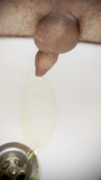 나는 오줌을 좋아하고 카메라로 프로세스를 촬영합니다.