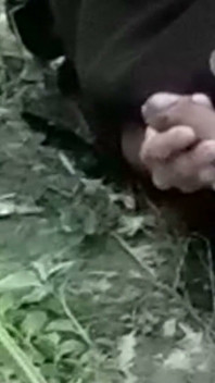 Cute Jon Arteen Gay Twink Jerks off Outdoors, Dry-humps the Air, and Shoots Cum Through a Hole in His Pants