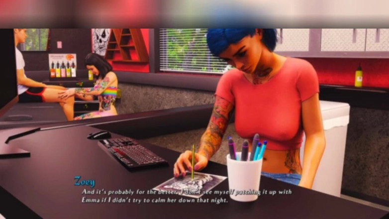 3DXXXTEEN2 Cartoon: ไม่เอามิสเซิร์ฟเกิร์ลแล้ว 3D การ์ตูนเซ็กซ์โป๊