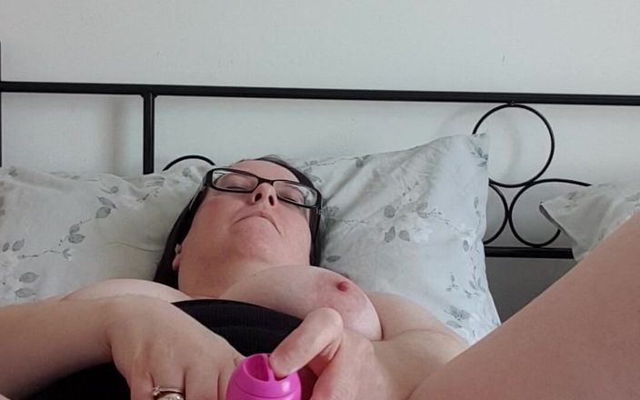 Littlevixen: Wife Playing with My Pink Rabbit Vibrator in Black Dress