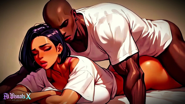 AI Visuals X: (4k) Ai 3D Animated - Hot Big Ass Latina &amp; BBC Interracial Fucking (ai...