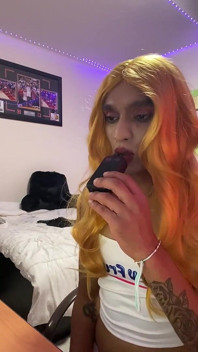 Hot Indian Fem Boy College Sissy Slut Cum on Self Whore Cross Dresser Plays with Self