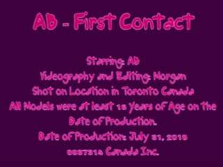 The Great Canadian Male: AB - Primul contact
