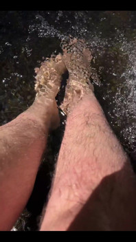Rushing Water Against My Hirsute Legs