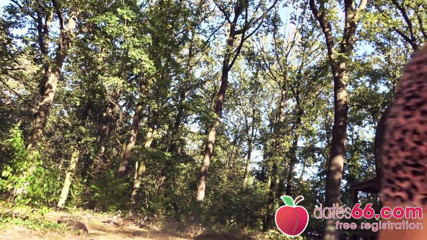 Dates66: Outdoor boning for cute teen Lily Ray! (English)