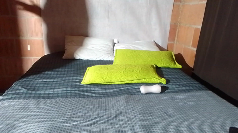 Alejo Rom: Latino Masturbates His Penis and Anus, He Came a Lot