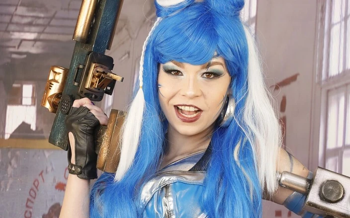 Bravo Models Media: 381 Rebeka Black Blue Warrior Girl