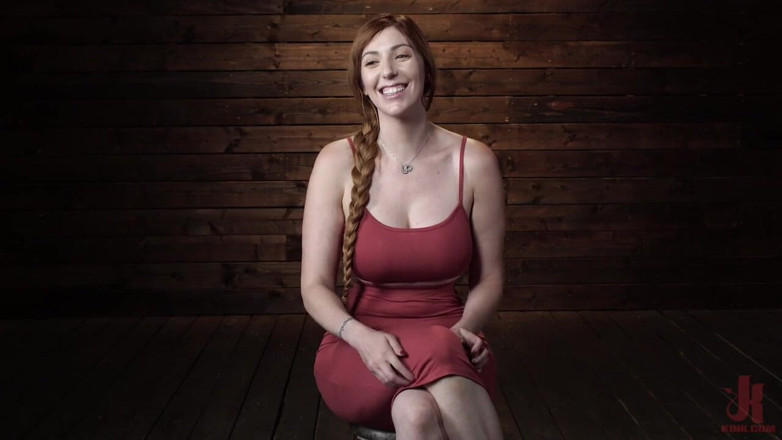 Kink: Lauren Phillips: Helpless Redhead in Bondage Made to Cum