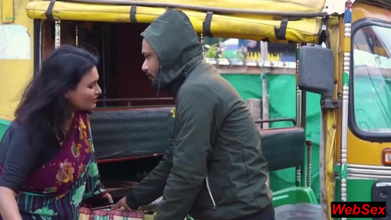 WebSex Premium: Auto Driver Fucks Beautiful Passenger Bhabhi! with Clear Audio