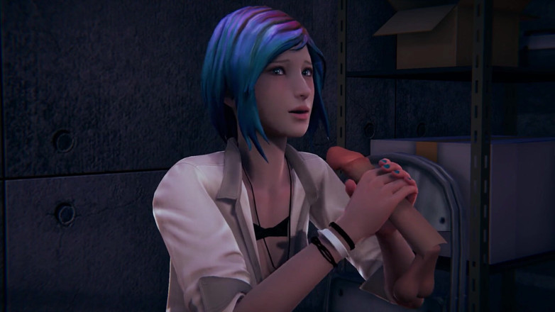 Waifu club 3D: Chloe trekt aan je pik na de training
