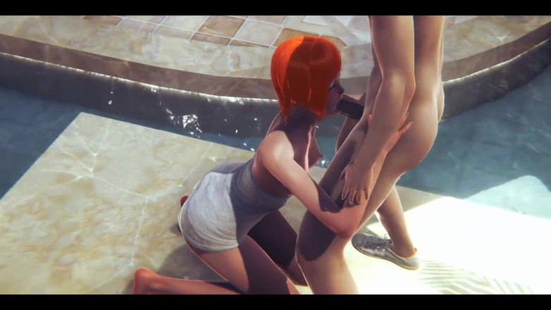 HentaiTubes: Hentai - gwen banyoda sert seks - Japon Asyalı manga anime oyunu...