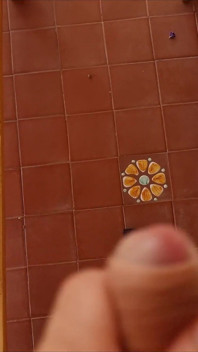 Outdoor Handjob of Nice Big Italian Cock