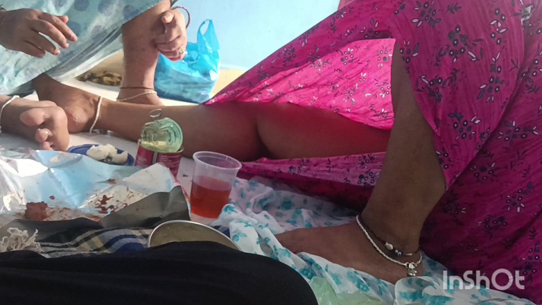 Reshma hot: Having Lunch Together