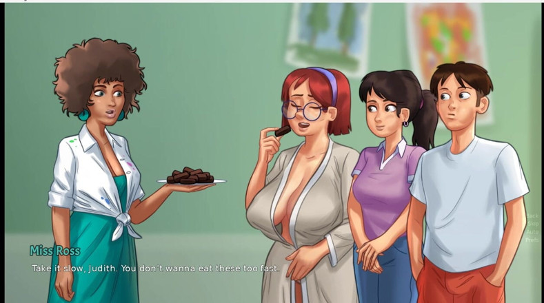 XXX Games Bunk: Sommarsaga - Judith poserar naken för konst
