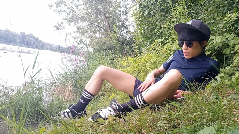 Jon Arteen: After Getting Caught Outside, Gay Twink Jon Arteen Sneaks off...