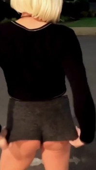 Slutty Sissy Gym, Bus Stop, Booty Shorts Dildo Assfuck