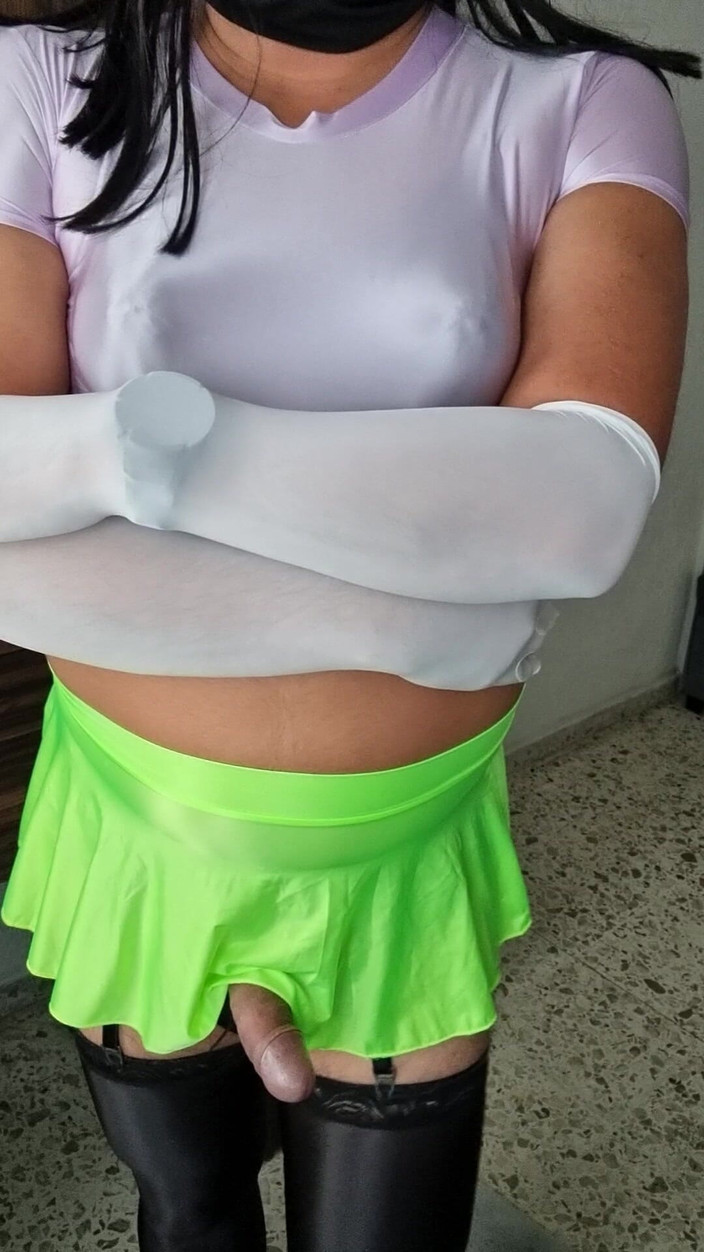 Sexy shinny clothes: Část 3 z mé super sexy sady beruška školačka