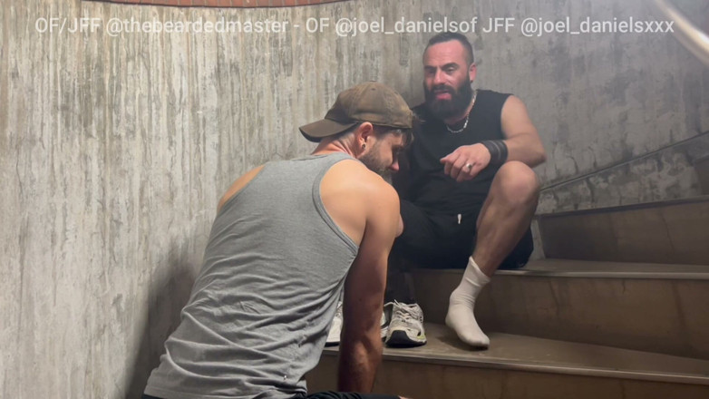 The Bearded Master: Outdoor Humilliation Feet Socks Sneakers Worship, Foot Fetish Sub