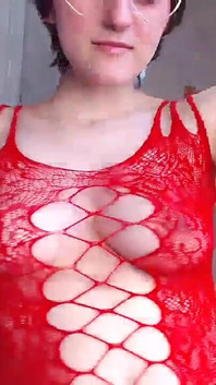 Weihnachts bodystocking Cocktease