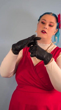 Vampire Glove Joi &în cușcă pentru Locktober - fată solo