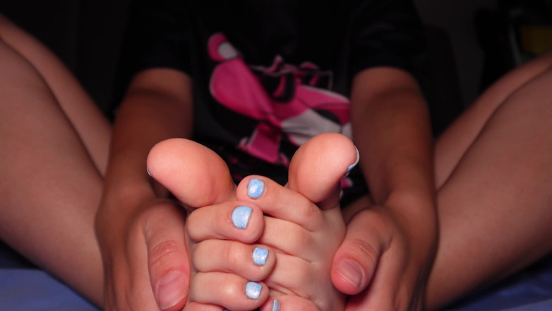 AmayaMori: 발 페티쉬를 하는 소녀