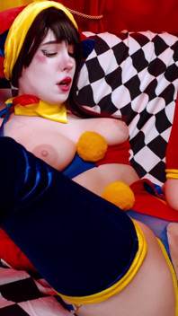 Het geweldige digitale circus. Pomni laat je non-stop klaarkomen - Mollyredwolf